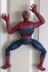 Climbing Spiderman toy