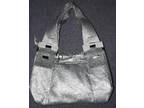 Silver grey handbag,  as pictured,  approx. 28cm x 38cm....